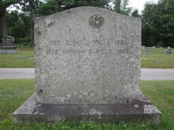 Mills gravestone