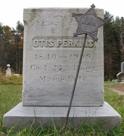 Otis Perkins gravestone